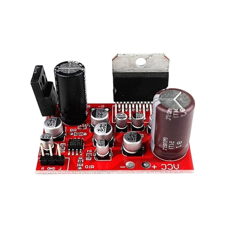 Best-High-Power TDA7379 Power Audio Amplifier Chip Module DC9-17V 39W X 39W Pre Amp AD828 Audio Preamplifier
