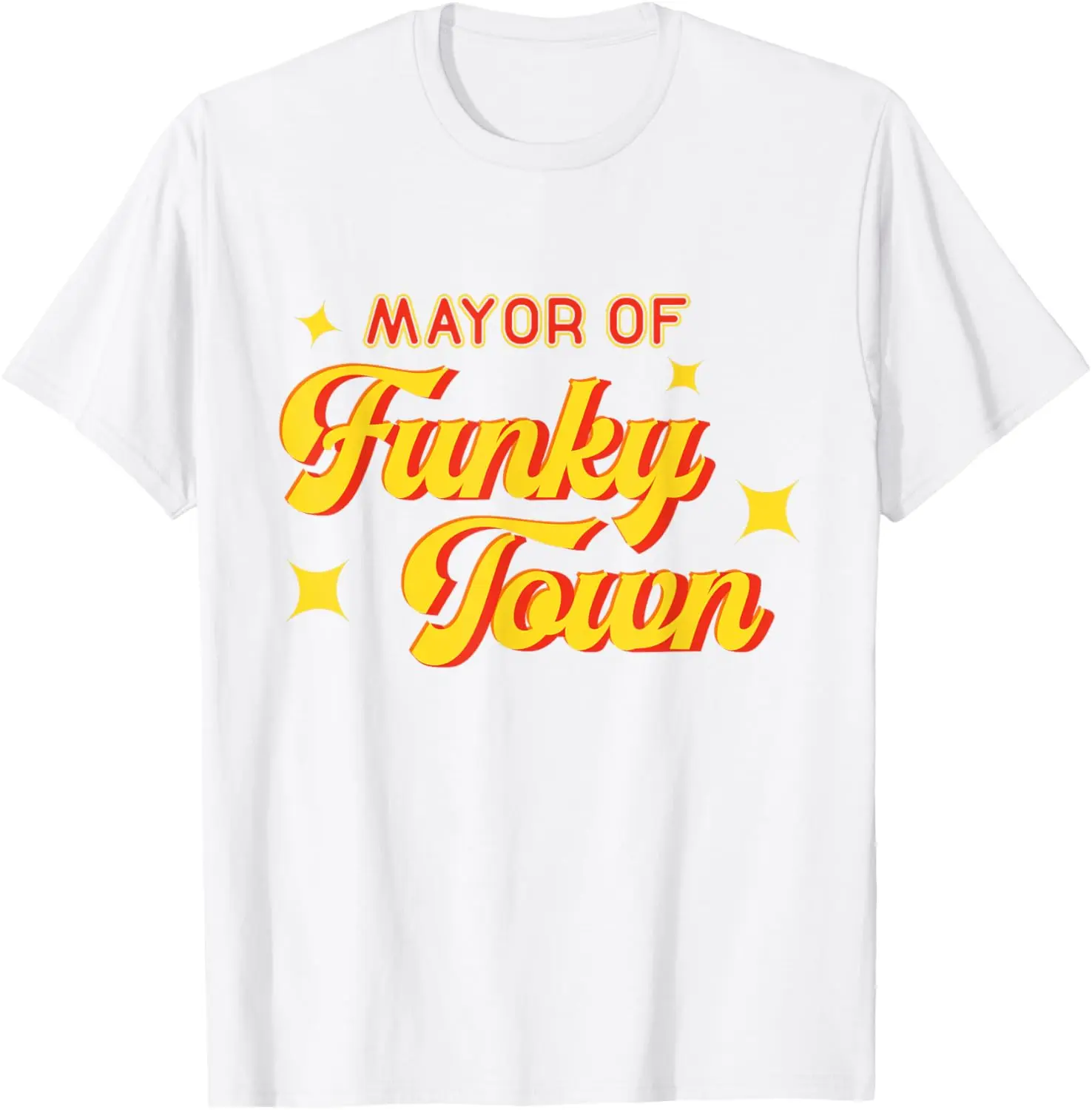 Mayor of Funky Town 1970s Disco Funk 70s Retro Funk T-Shirt