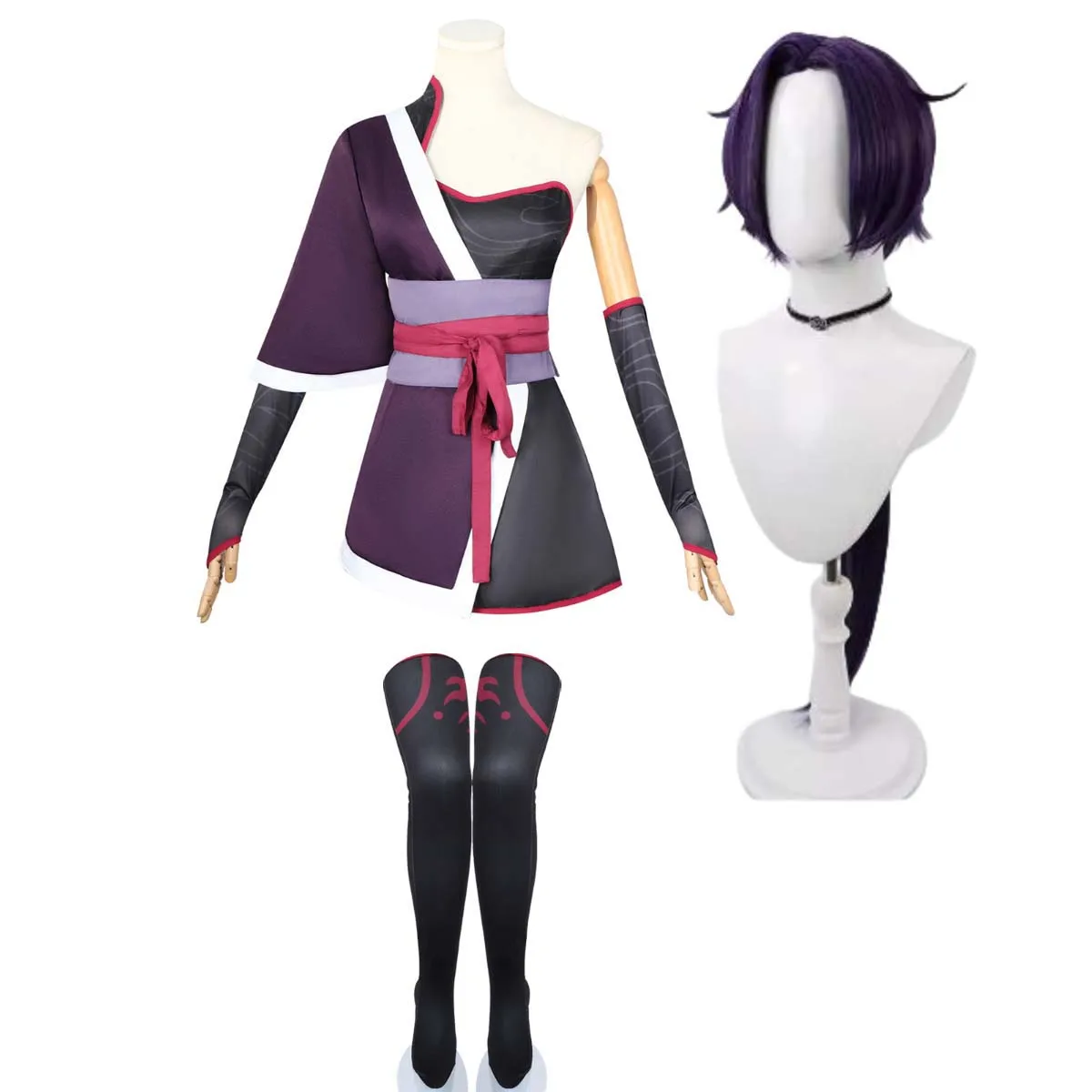 

Аниме Карнавальная вечеринка Scissor Seven Assassin Seven Eleven Косплей Костюм или парик