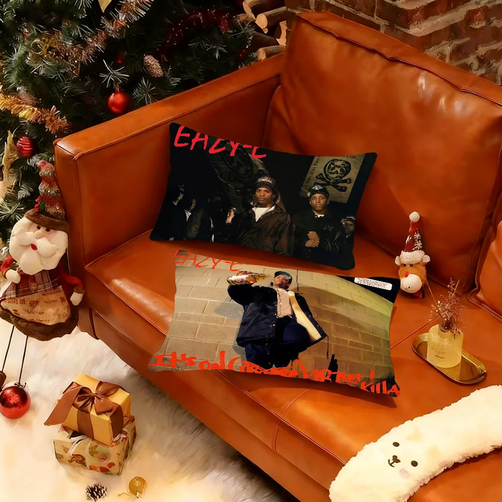 Costa oeste hip hop rapper e-eazy e capa de almofada retângulo fronha impressão cabeceira sofá quarto decoração para casa fronha