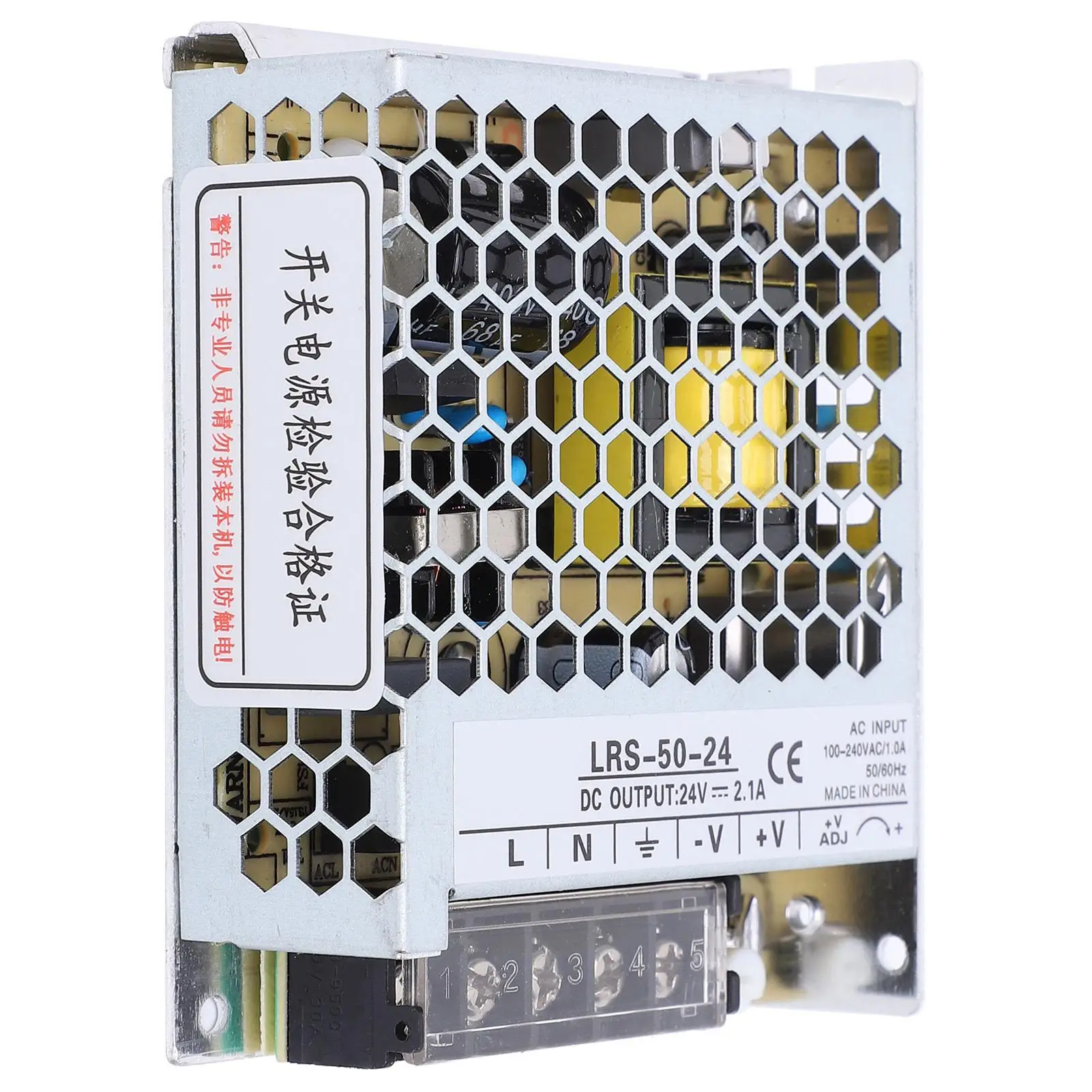 

Adjustable Voltage Switching Power Supply 50W 85-264VAC LED Display Overload Protection AC to DC Converter