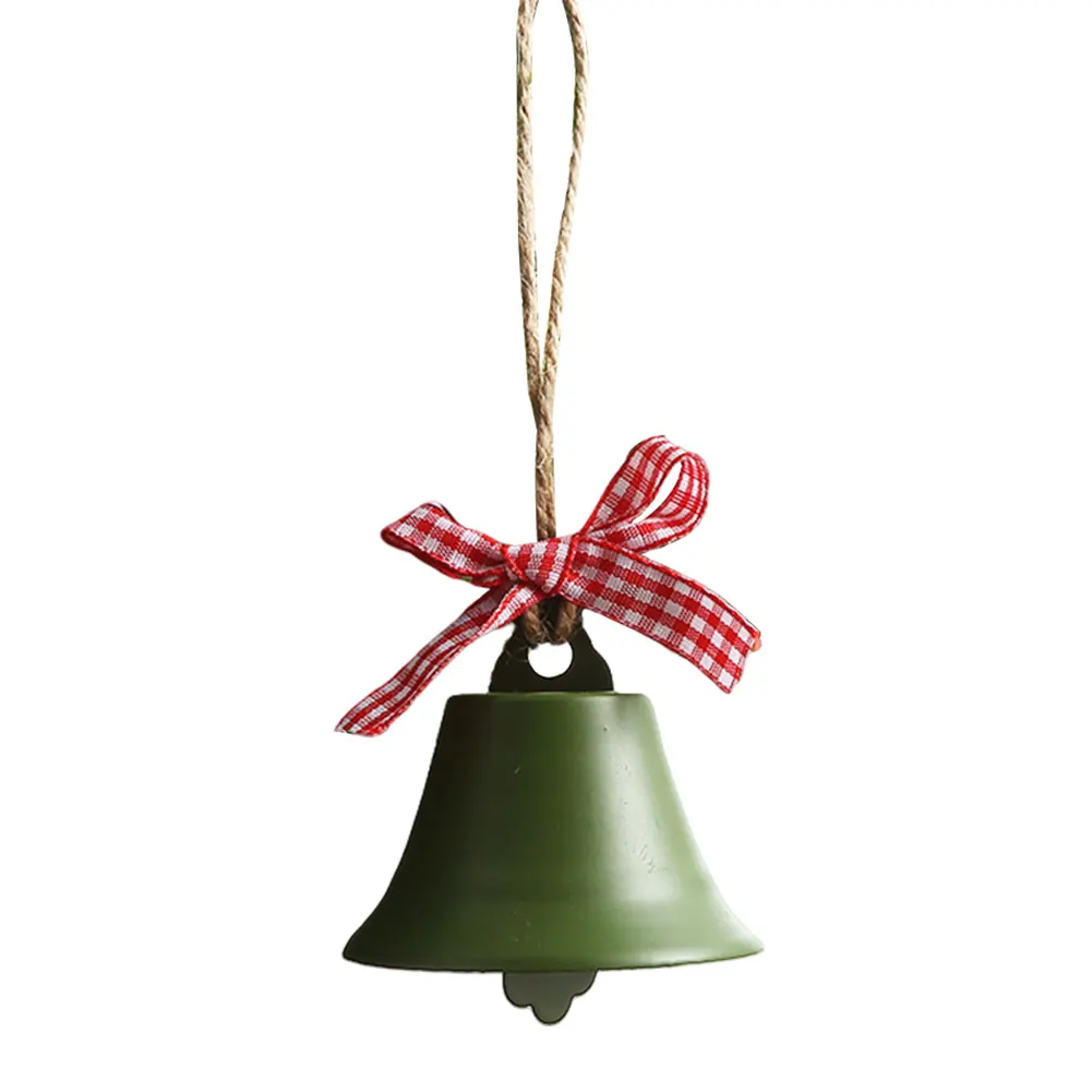 Christmas Bells Christmas Tree Pendant Decorative Xmas Hanging Pendant Multifunctional Metal Bell Pendant for Window Door