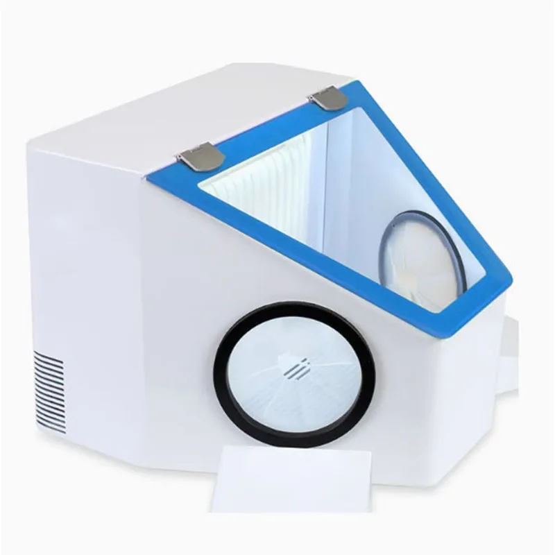 Dental Lab Clinic Dust Collector Vacuum Dust Extractor Box Lapping Protector Sandblasting ProtectorDust Engraving operation box