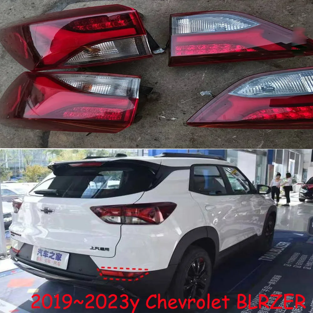 

1pcs car accessories bumper tail light for Chevrolet Blazer taillight Reflector 2019~2023y fog Taillamp Blrzer fog lamp