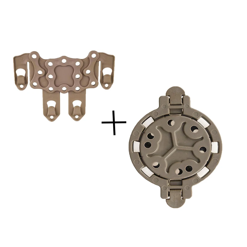 NONE Taktische Pistole Hoslter Plattform Jagd Quick Release Pistole Holster Molle Strike-Plattform Adapter System 360-Grad-Winkel 6