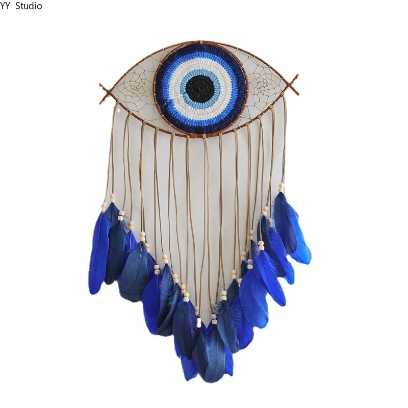 Creative Handmade Devil's Eye Wall Hangings Home Decoration Accessories Living Room Wall Hangings Arts and Crafts Gifts view 5