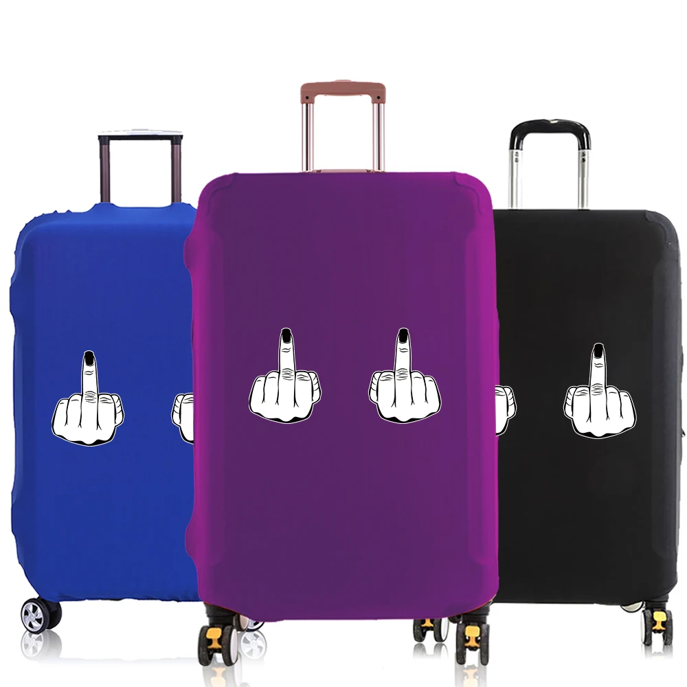 Luggage Cover Trolley Baggage Covers for 18 To 30 Travel Protective Suitcase Stretch Dust Case Chest Series Print  Personality