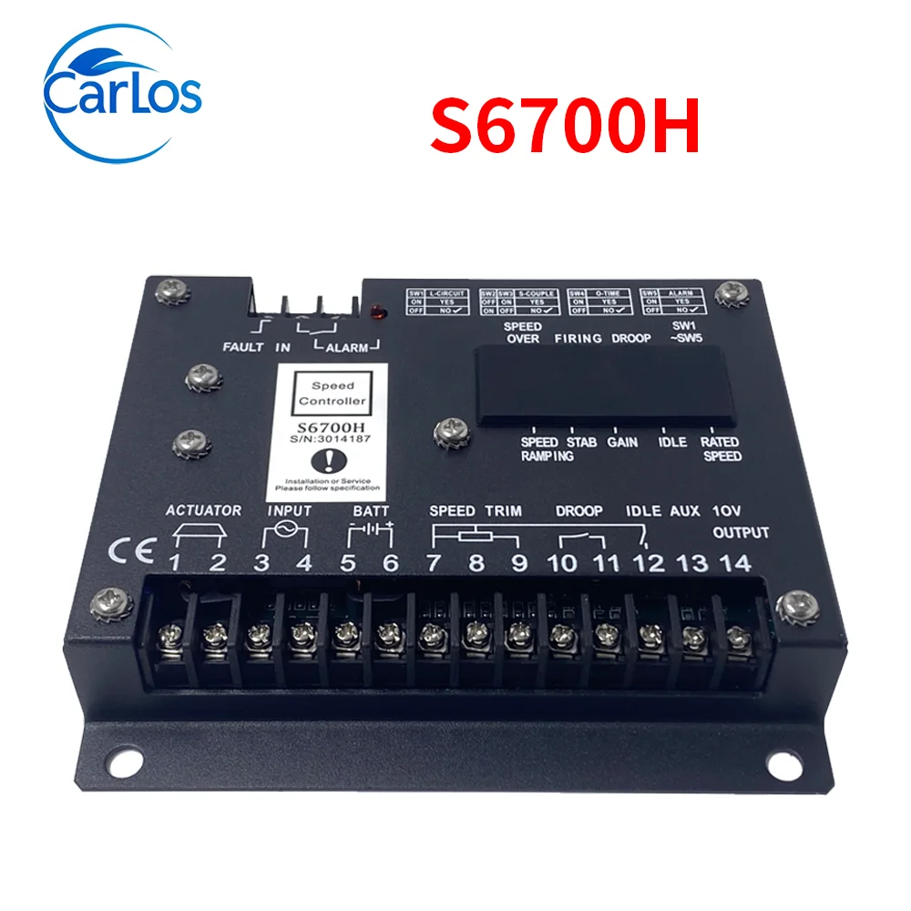 

S6700H S6700E Diesel Generator Engine Speed Controller Governor Actuator Control Module Motor Panel Power Generator Parts S6700