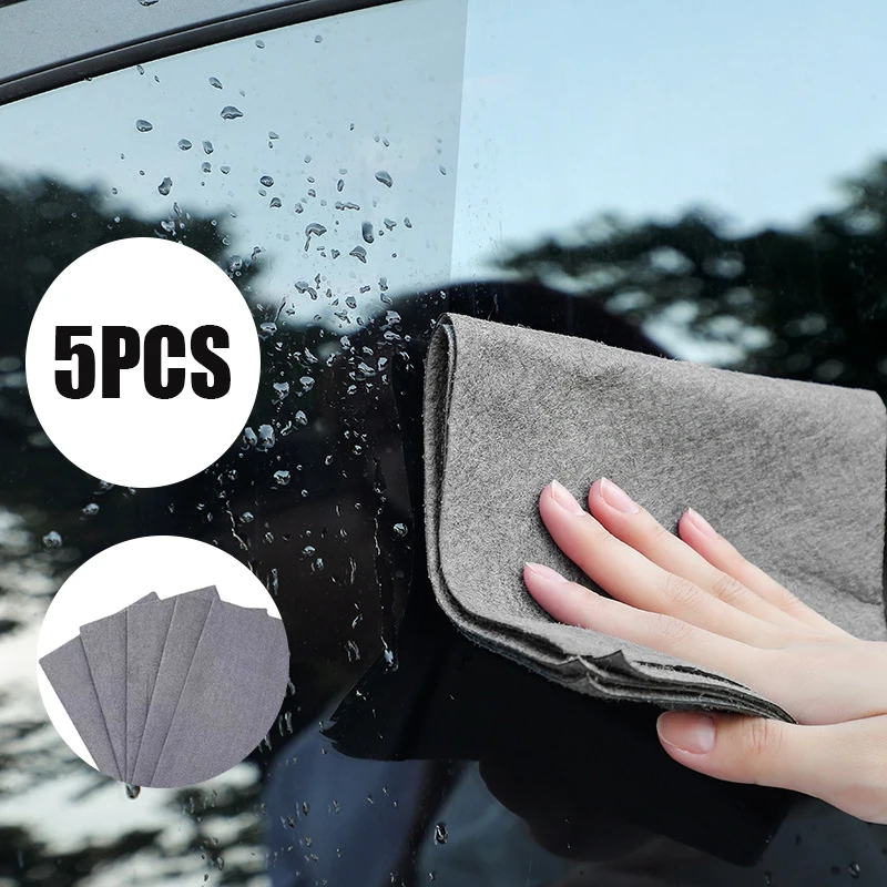 

Microfiber Towel Car Wash Thickened Home Magical Reusable Washable Cleaning Cloth for Glass Windows Mirrors Car Windshields