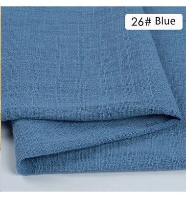 Eettafel roest tafelkleed set bruiloft decoratie katoenen gaas stoffige blauwe servetten handdoeken cadeau kerst tafelloper - afbeelding 1