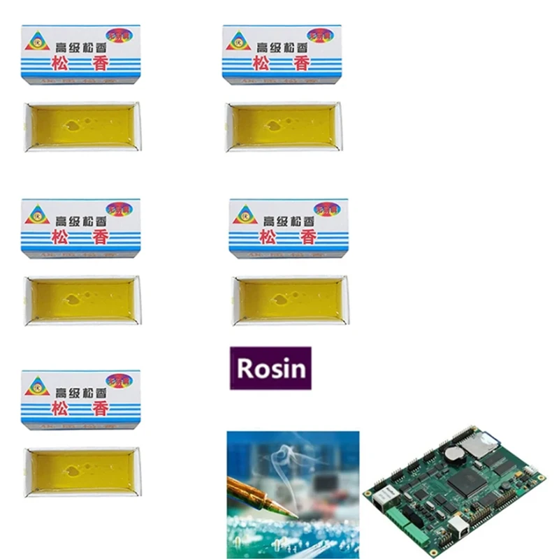 Imagem -06 - High Purity Welding Aid Solid Rosin Solda Flux Repair Assistant Pcb Motherboard ic Conjuntos de Solda Fácil 20g 50g 100g