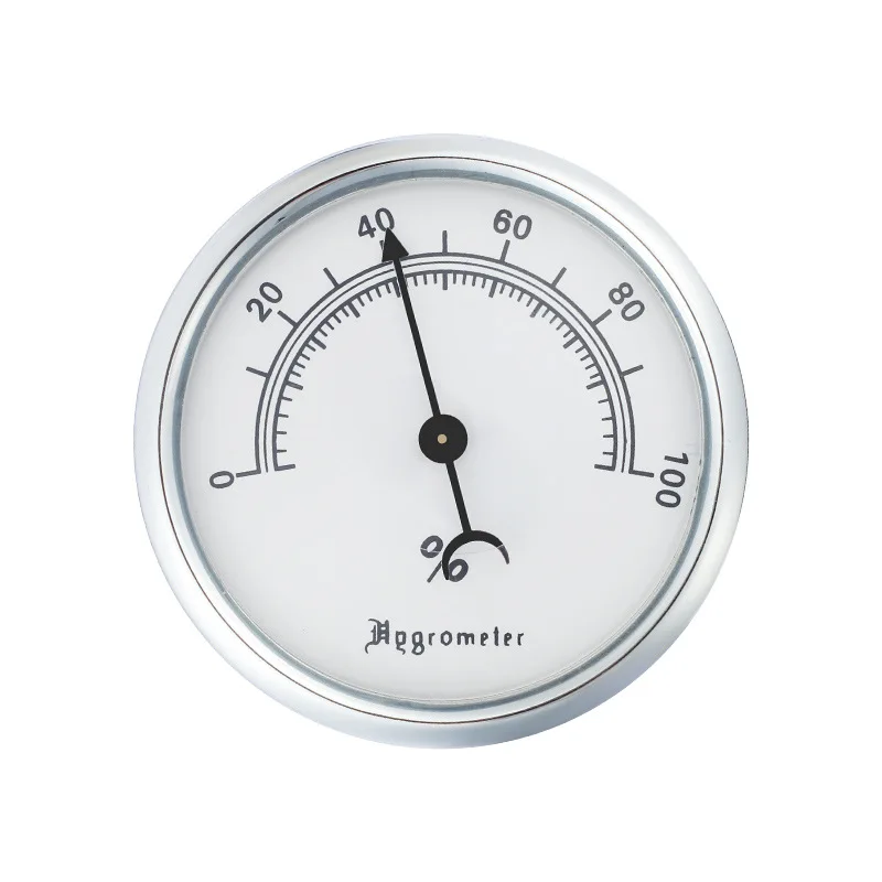 74Mm Pointer Hygrometer, Recessed Installation, Guitar Instrument Humidity Measurement Personalized Portable