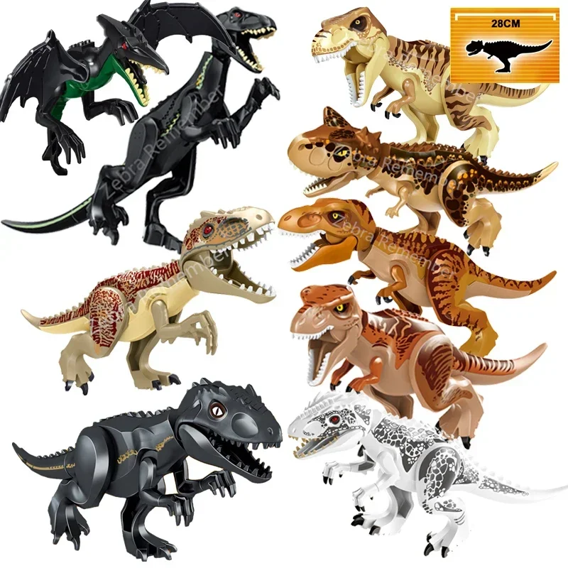 Figuras de Dinosaurios de Jurassic World, Tiranosaurio Rex, Indominus Rex, I-Rex, Indoraptor, Juguetes de Acción para Niños