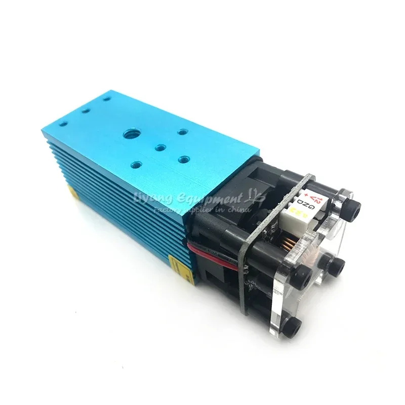 Blue Yellow Laser Head Engraving Machine Tools desktop diode set mini moving head cutting 10000mw 10w fiber laser module 450NM