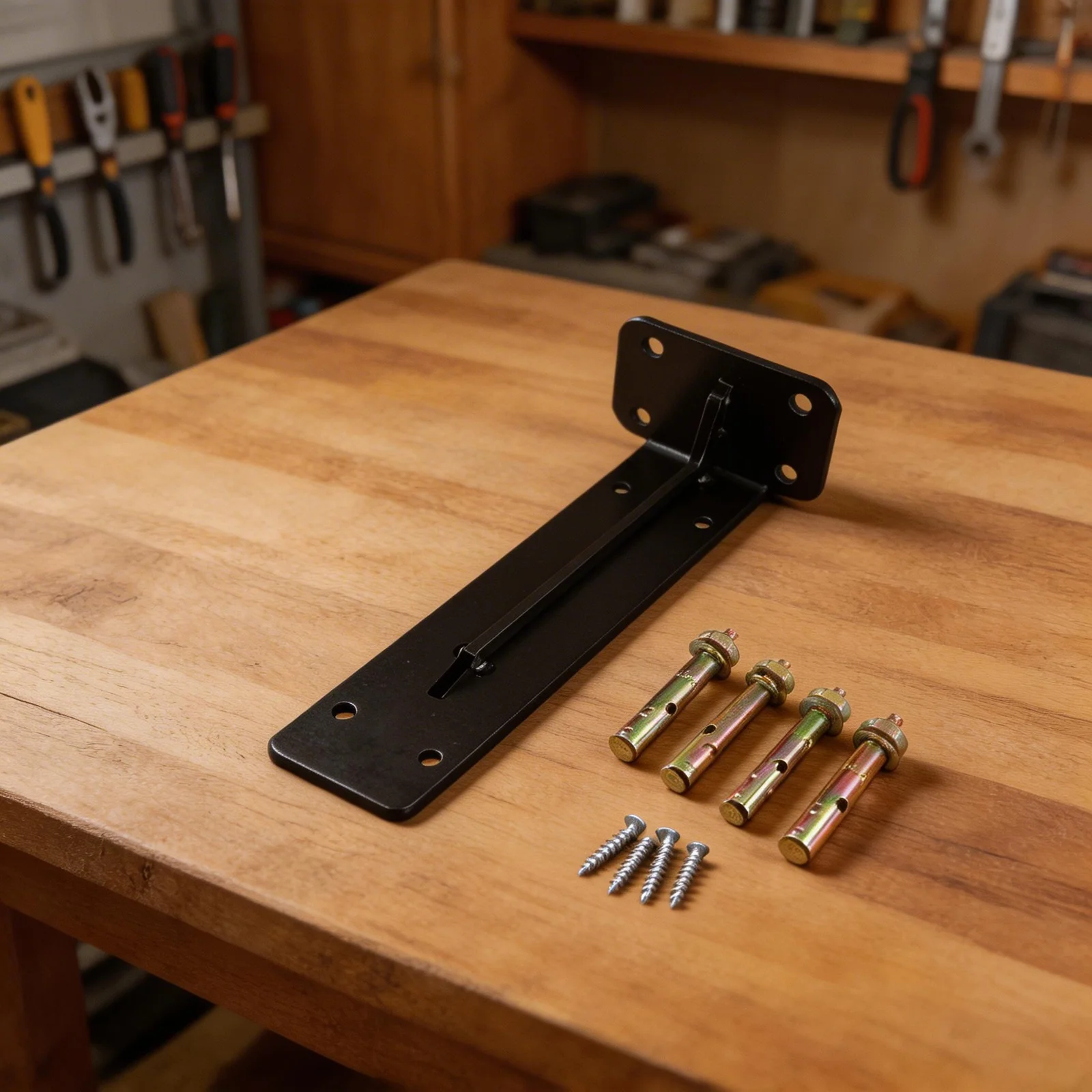 Metal Bracket for Wall Mounted Floating For Shelves Cold Rolled Steel Construction Ensures Solid Anchoring and Load Capacity