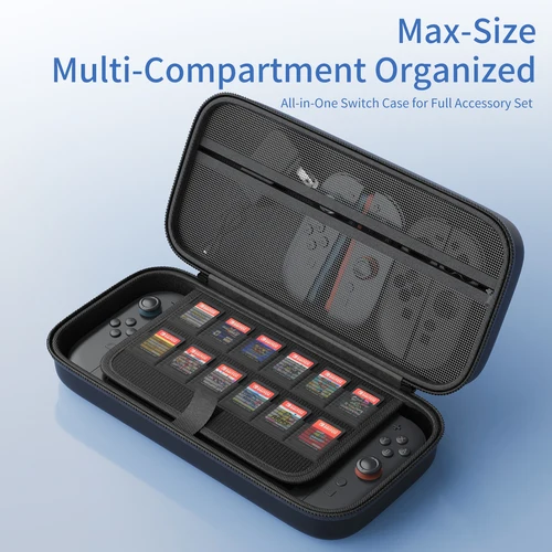 Imagen 2 del producto Estuche de transporte para Switch 2, bolsa de almacenamiento dura para consola de juegos NS2, carcasa de viaje, funda a prueba de golpes y caídas para NS 2