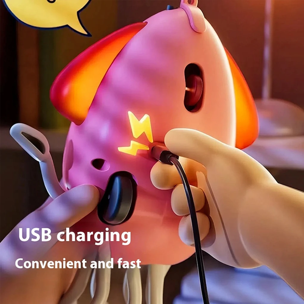 Polpo danzante musicale Giocattolo di polpo con illuminazione interattiva per bambini, suono e luce a induzione automatica elettrica