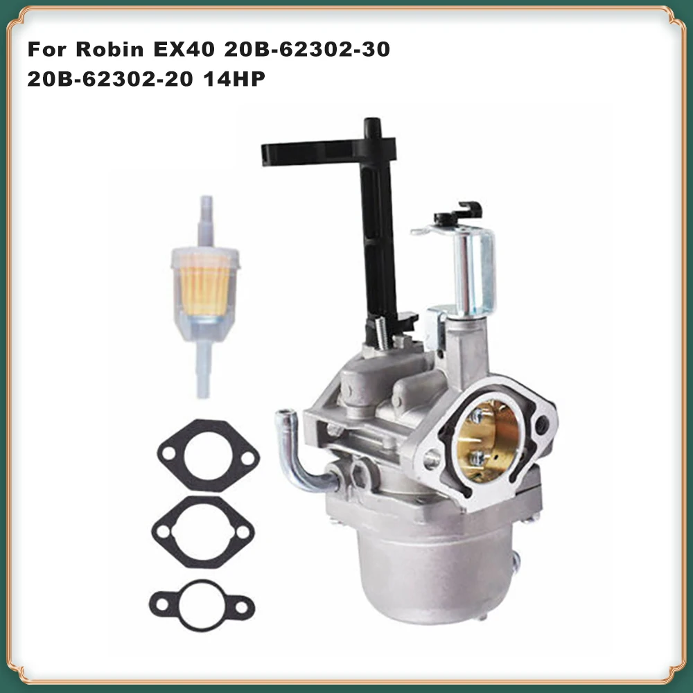 

Carburetor for Robin EX40 14HP Generator Engine - Replaces 20B-62302-30, 20B-62302-20