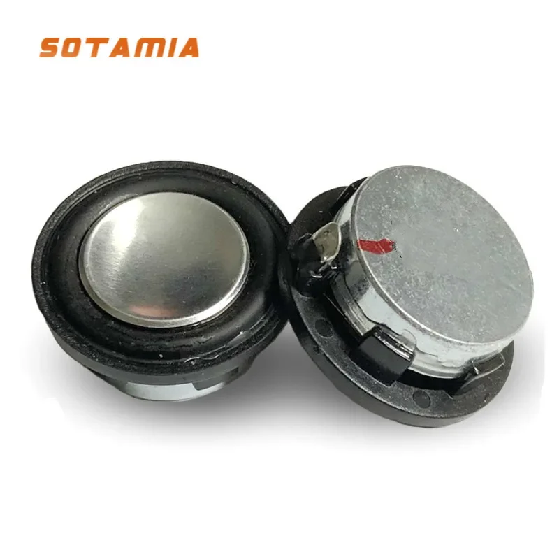 SOTAMIA 2Pcs 28mm Full Range Multimedia Bluetooth Speaker 4 Ohm 3W Home Theater Mini Audio Speakers Loudspeaker Altavoces