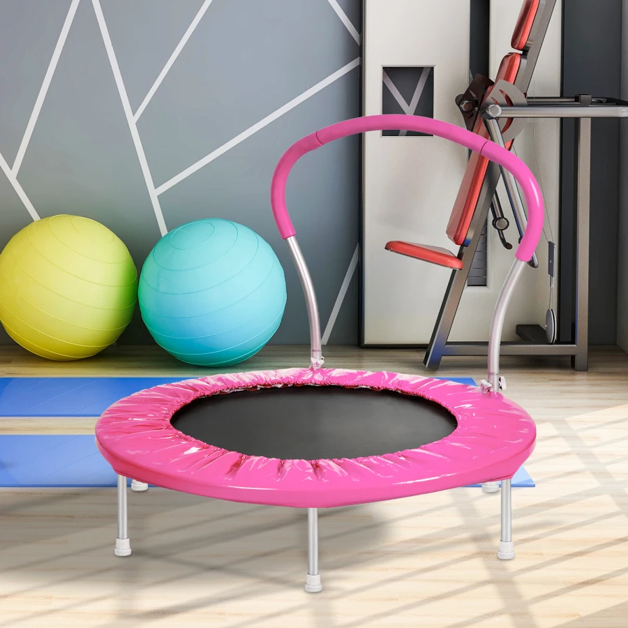 

36" TRAMPOLINE WITH HANDLE PI -METAL