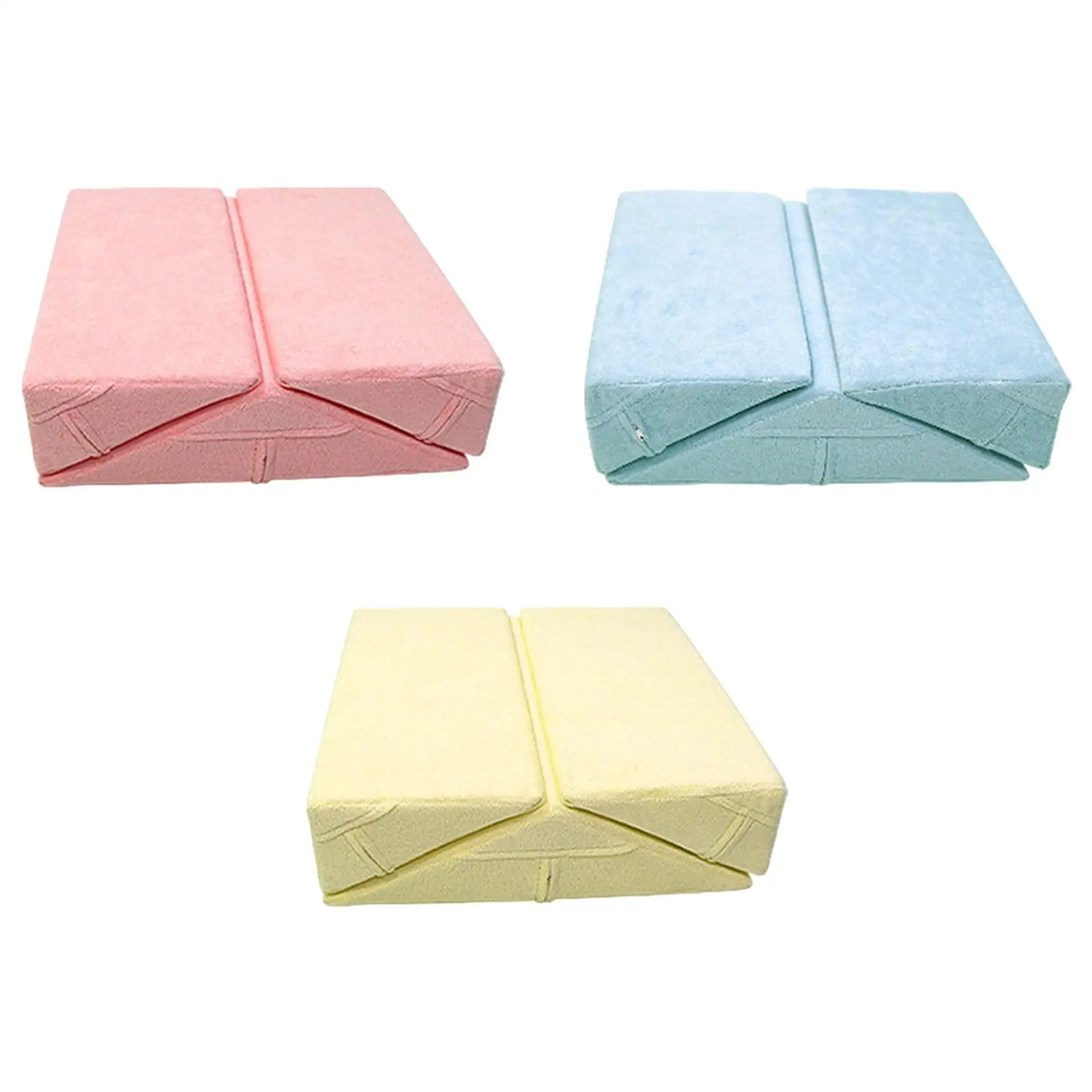 3x Positioning Wedge Pillow Side Turning over Device Sleeping Incline Pillow Soft Leg Bedroom Leg Bolster Back Leg Support Body