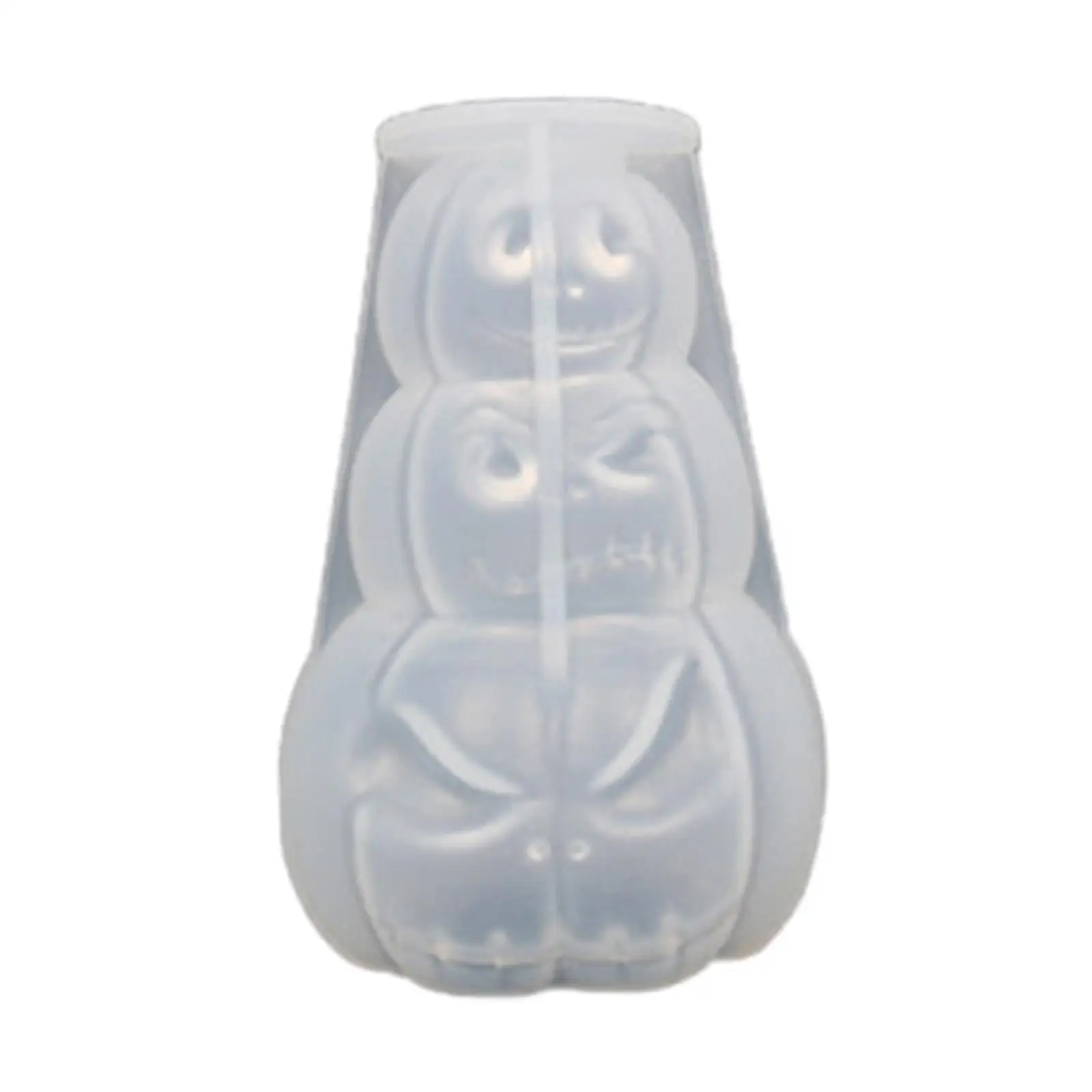 Candle Making Silicone Model Reusable DIY Handmade Clay Crafts Decoration Halloween Pumpkin Candle Making Professional