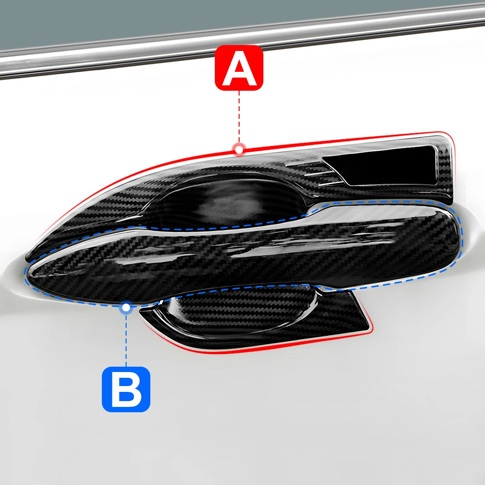 لتويوتا كامري XV70 70 2018 2019 2020 2021 2022 2023 الفولاذ المقاوم للصدأ مقبض الباب الخارجي للسيارة غطاء الصيد وعاء الباب إطار الكسوة ملصق #3