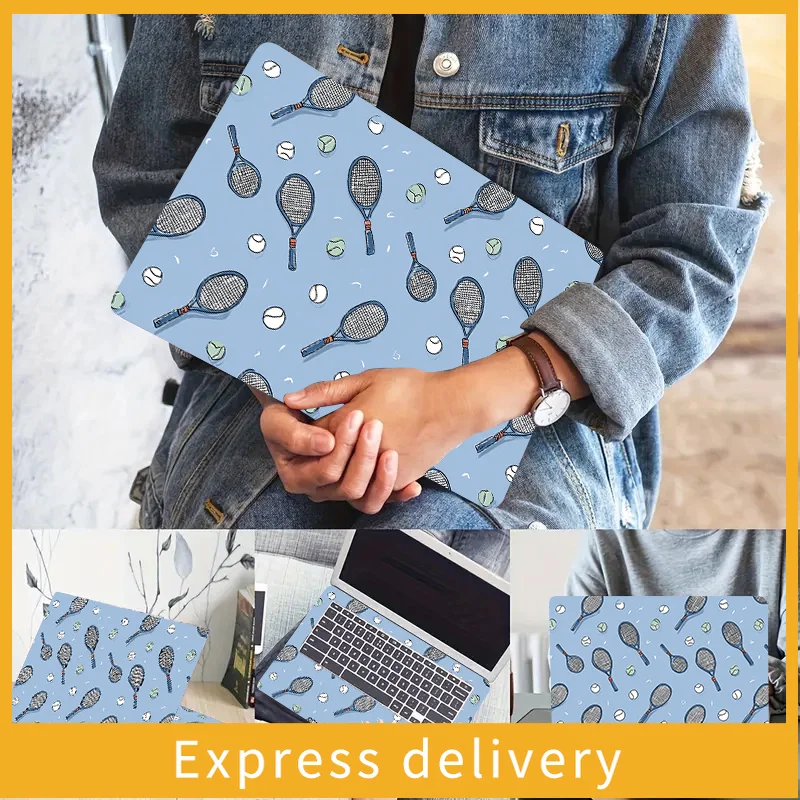 

Наклейка на ноутбук из ПВХ с рисунком теннисной ракетки и мяча, 2 шт., устойчивая к царапинам, для самостоятельного оформления, для HP, Dell, Lenovo, Apple