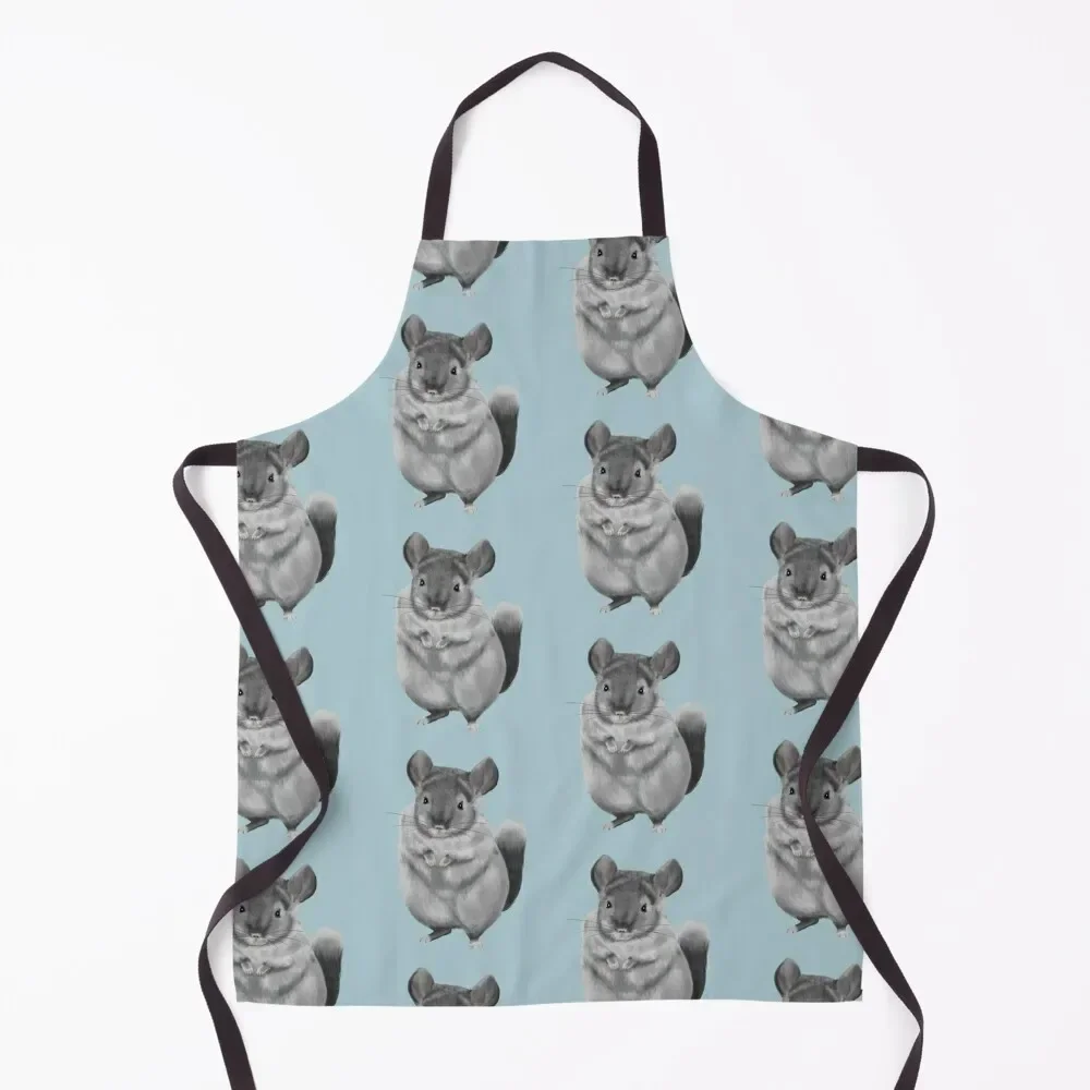 

Grey chinchilla - light blue Apron Barber innovative kitchen and home items Apron