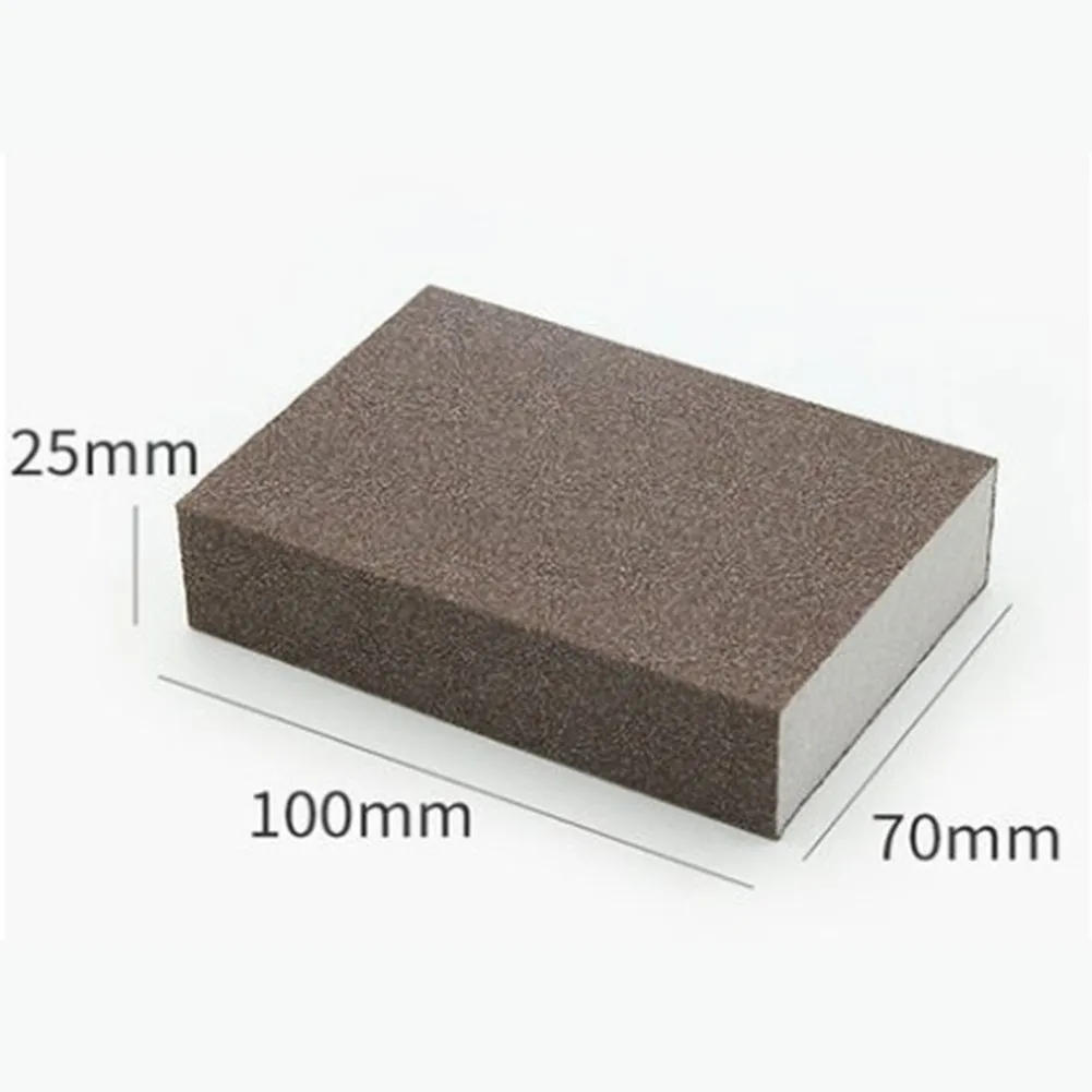 60/80/120/240 Grit Wall Grinding Sponge Sand Block Sandpaper Polished Sand Brick Sandpaper Polished Polishing Tool Polished Sand