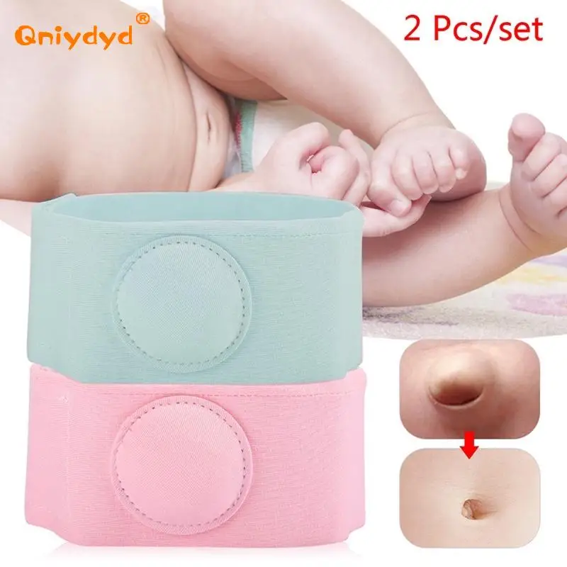 2 Pcs of Stretch Cotton, Breathable Hernia Strap Treatment Children Infant Umbilical Cord