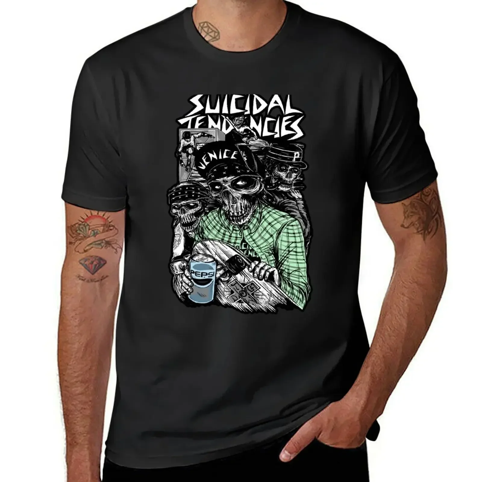 

Suicidal Tendencies T-Shirt shirts graphic tees sports fans heavyweights hippie clothes Short sleeve tee men