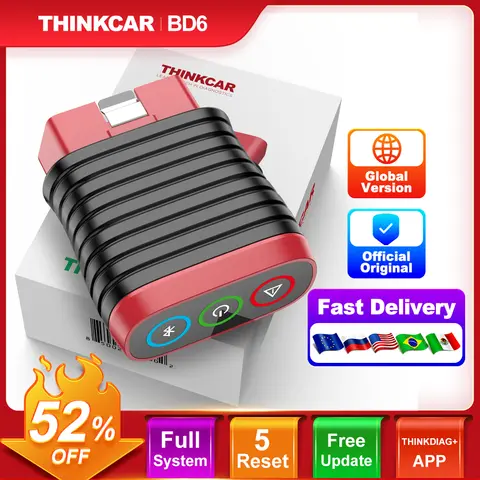 THINKCAR BD6 블루투스 자동 obd2 스캐너 전체 시스템 5 재설정 ETS 오일 평생 무료 업데이트 자동차 진단 도구 THINKDIAG APP 사용 THINKCAR BD6 블루투스 자동 obd2 스캐너 전체 시스템 5 재설정 ETS 오일 평생 무료 업데이트 자동차 진단 도구 THINKDIAG APP 사용