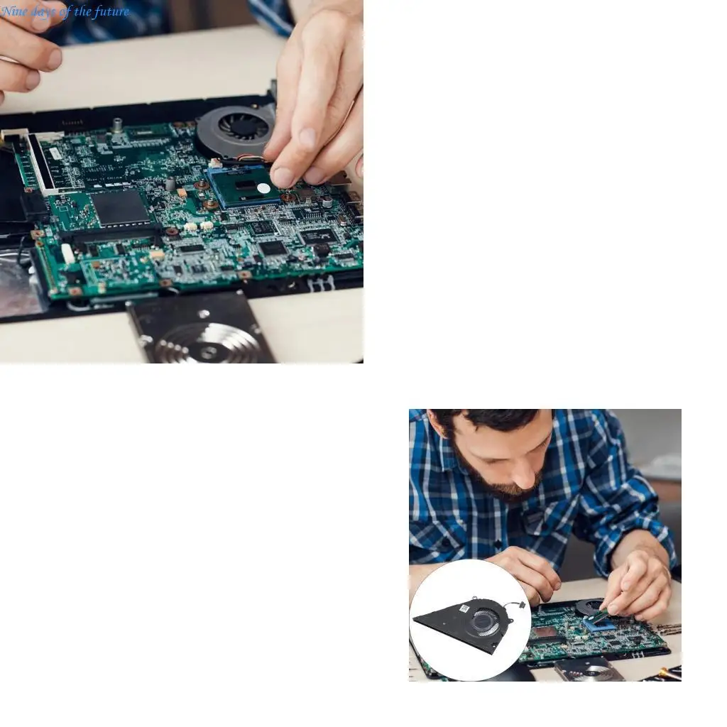 

Представления охлаждающего вентилятора ЦП радиатора стабильные для портативного компьютера Э65А 15ЭГ 15МЭГ