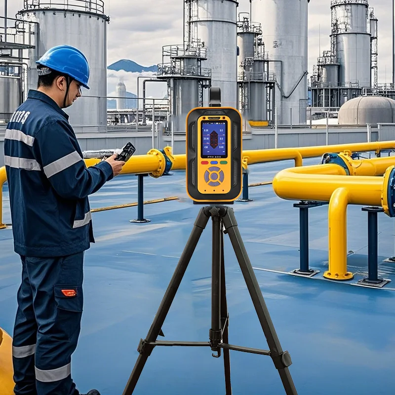 Eranntex Advanced Wireless 24 in 1 Gas Analyzer Portable N2 NH3 CL2 Multi Gas Detector with 4G GPS for Industrial Safety Alert