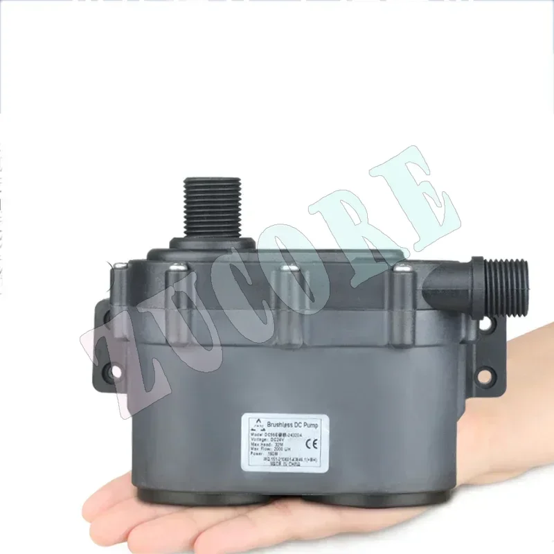 New 12V/24V Miniature DC Brushless 32m High Lift Domestic Heating Circulating Hot Water Circulating Pump DC55JE