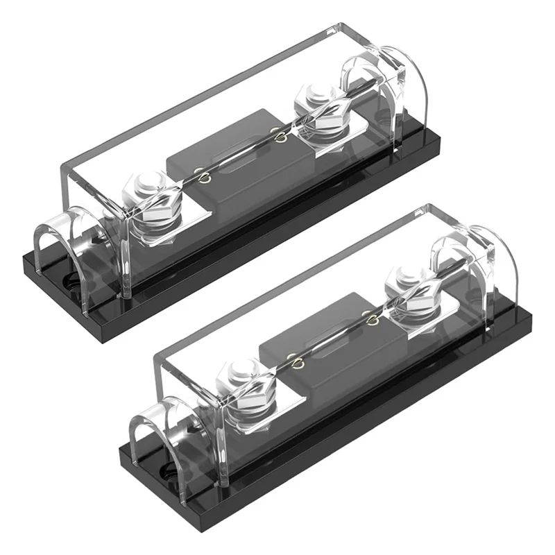 J1UL1N ANL Fuse Holder, 300Amp Fuse With 0/2/4 Gauge AWG Inline Anl Fuse Holder For Cars Trucks Boats For Cars Boats 2 Pack
