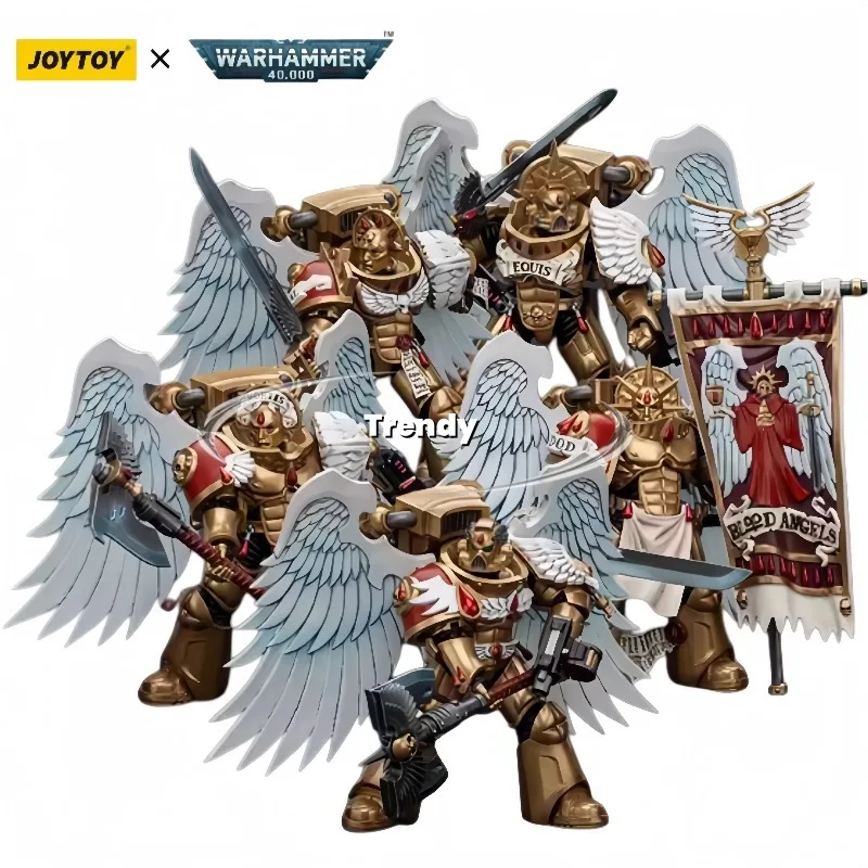 

【В наличии】JOYTOY Темный источник Молот 40K Ангел Святой Кровь Охоронець Святой Кровь Пятиместная модель подвижного солдата JT6199