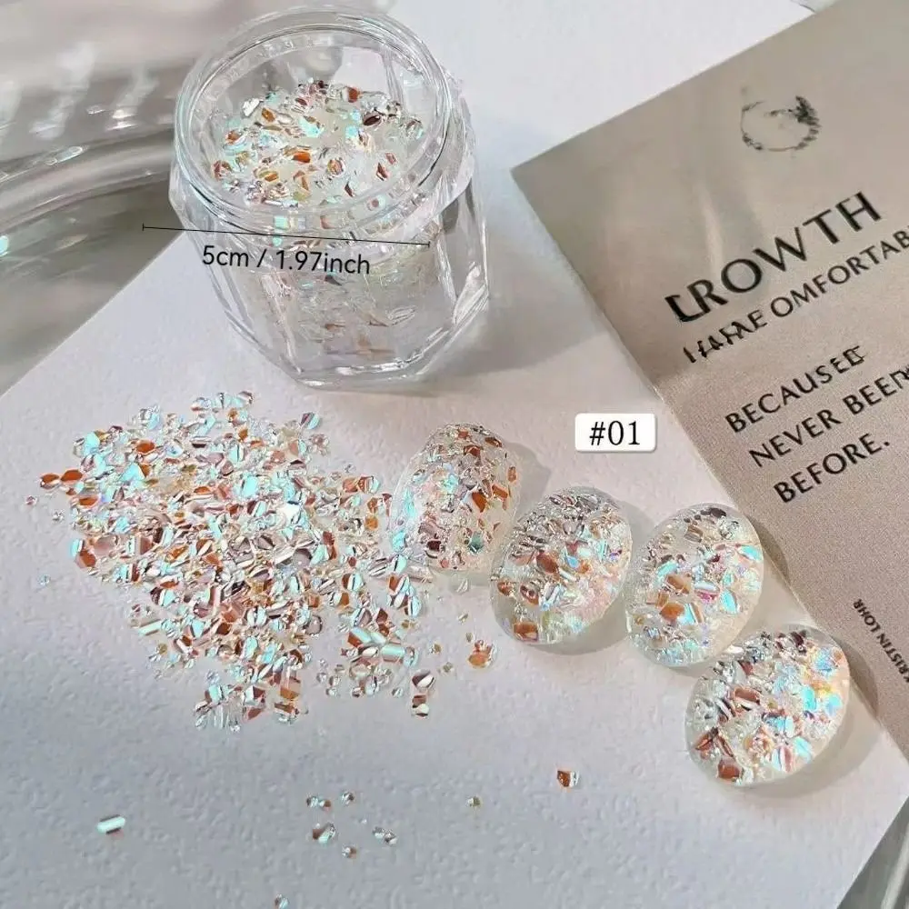 الأزياء بريق مسمار الفن الترتر مسمار الفن DIY الترتر مسمار الفن سحر وامض ضوء مطاردة مسحوق