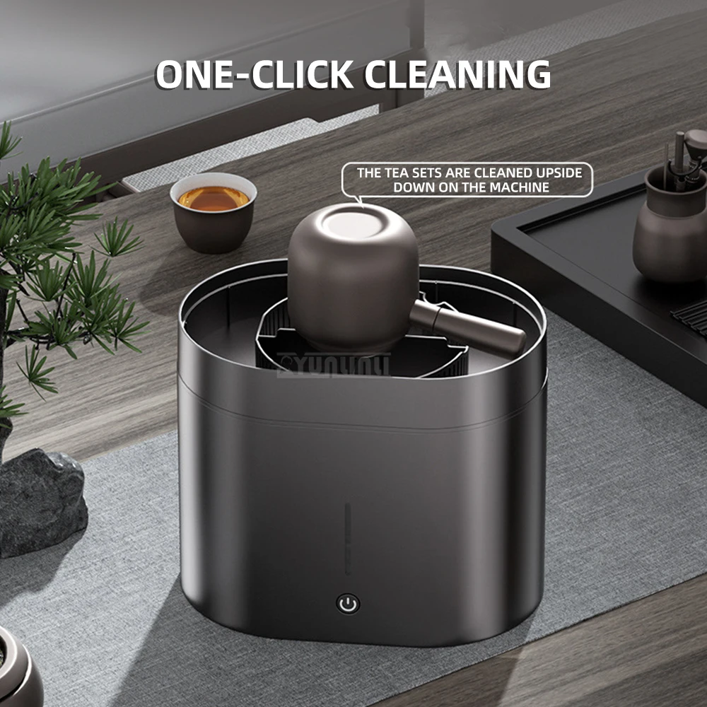 Lavador de Copos e Garrafas de Alta Pressão para Mesa: Máquina de Limpeza de Resíduos de Chá e Café, Enxágue e Limpeza
