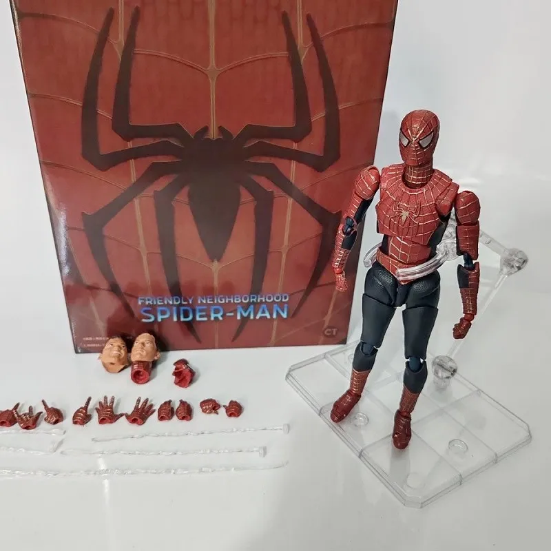 Spider-Man 3 Action Figures Spiderman 3 Tobey Maguire Anime Figure Pvc Statue Figure Shf Model Collection Toys Dolls Gifts