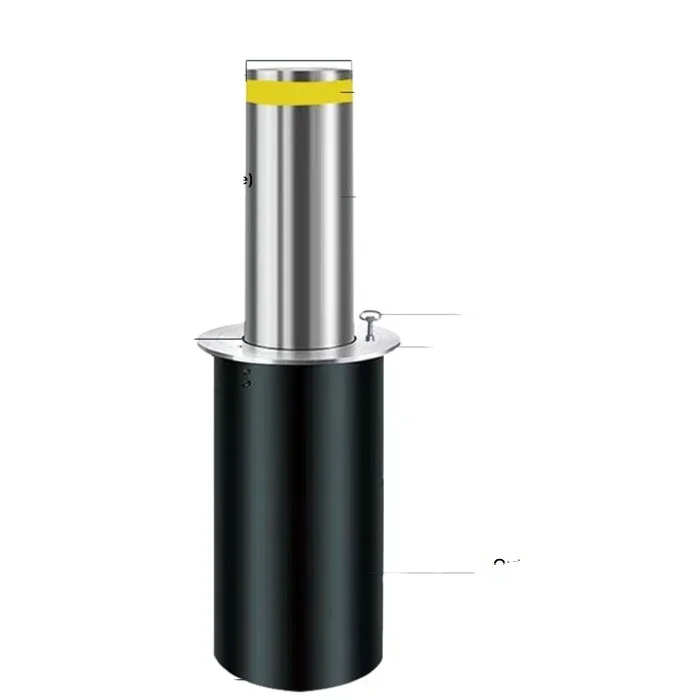 Hydraulic Traffic Safety Parking Electric Automatic Rising Bollard With Ce