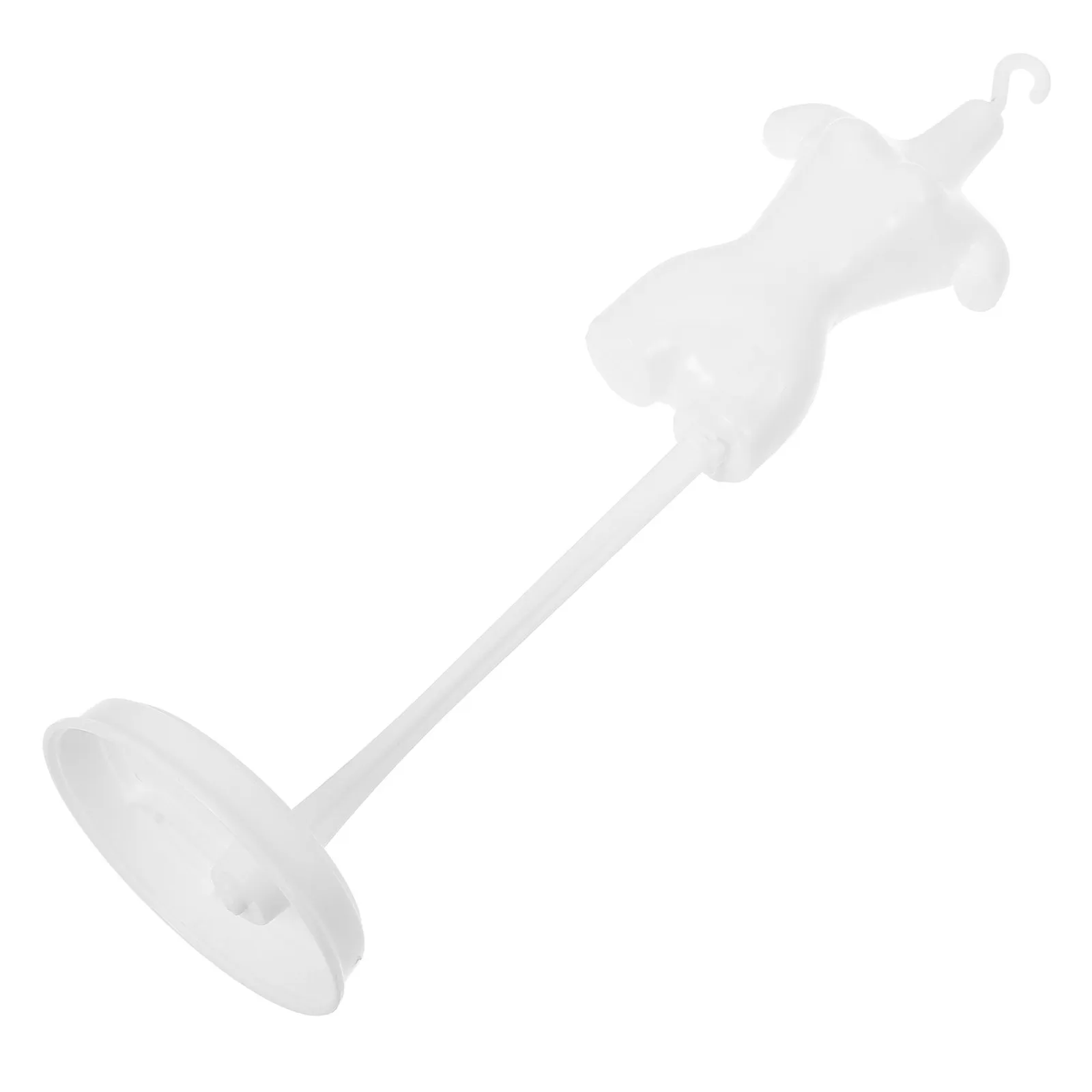 Mannequin Stand Miniature Dress Gown Display Hanger Support for Collectors Enthusiasts Realistic Simulation Stable
