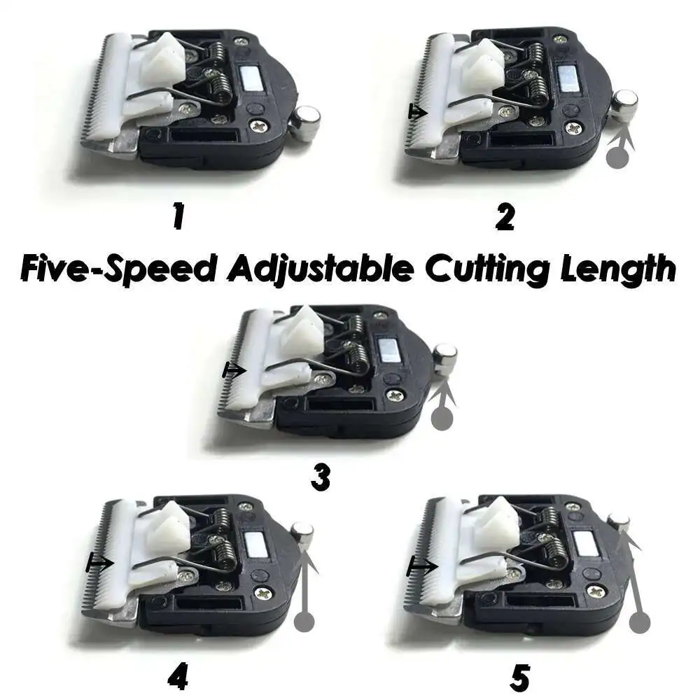 1 шт. оригинальное лезвие для стрижки домашних животных 3/6/9/13 мм керамическая режущая головка для AOBO VS888 MDB22 профессиональный триммер для стрижки кошек и собак