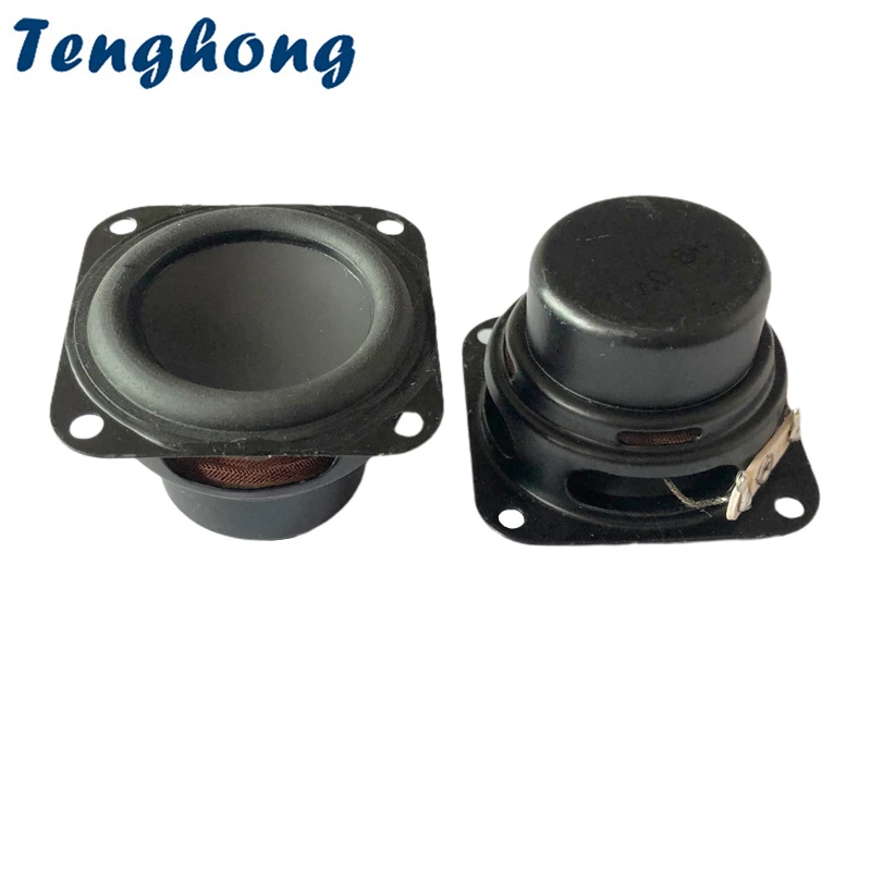 Tenghong 2 шт. 1,5 дюйма 40 мм 4 Ом 5 Вт Bluetooth полнодиапазонный мини-динамик с резиновым краем для домашнего кинотеатра аудио громкоговоритель