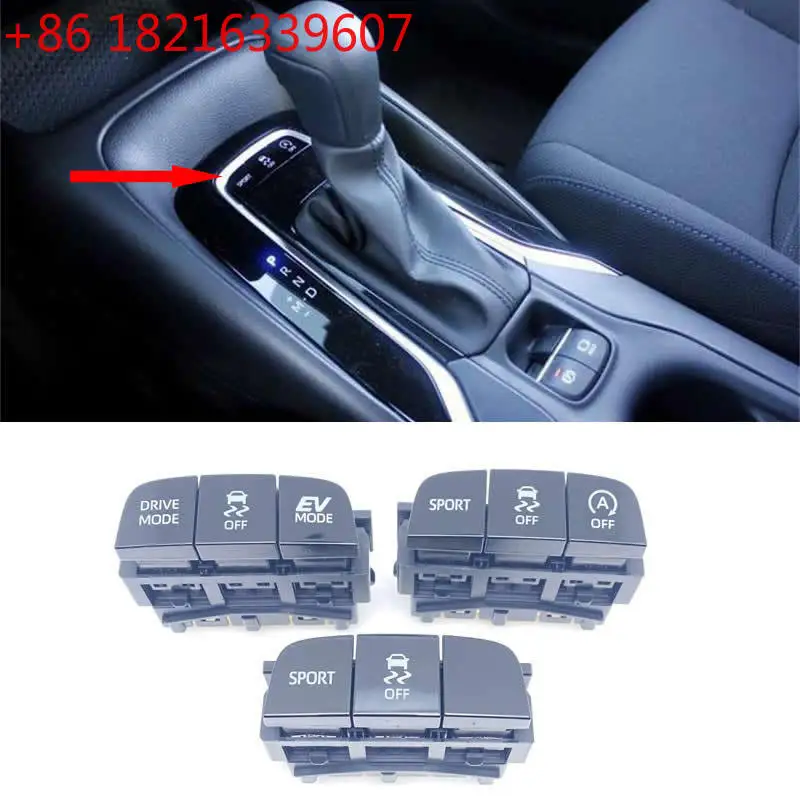 TAO For Toyota Corolla E210 2019 2020 2021 2022 2023 original car Smart Stop Start Button Anti-slip display button SPORT Off