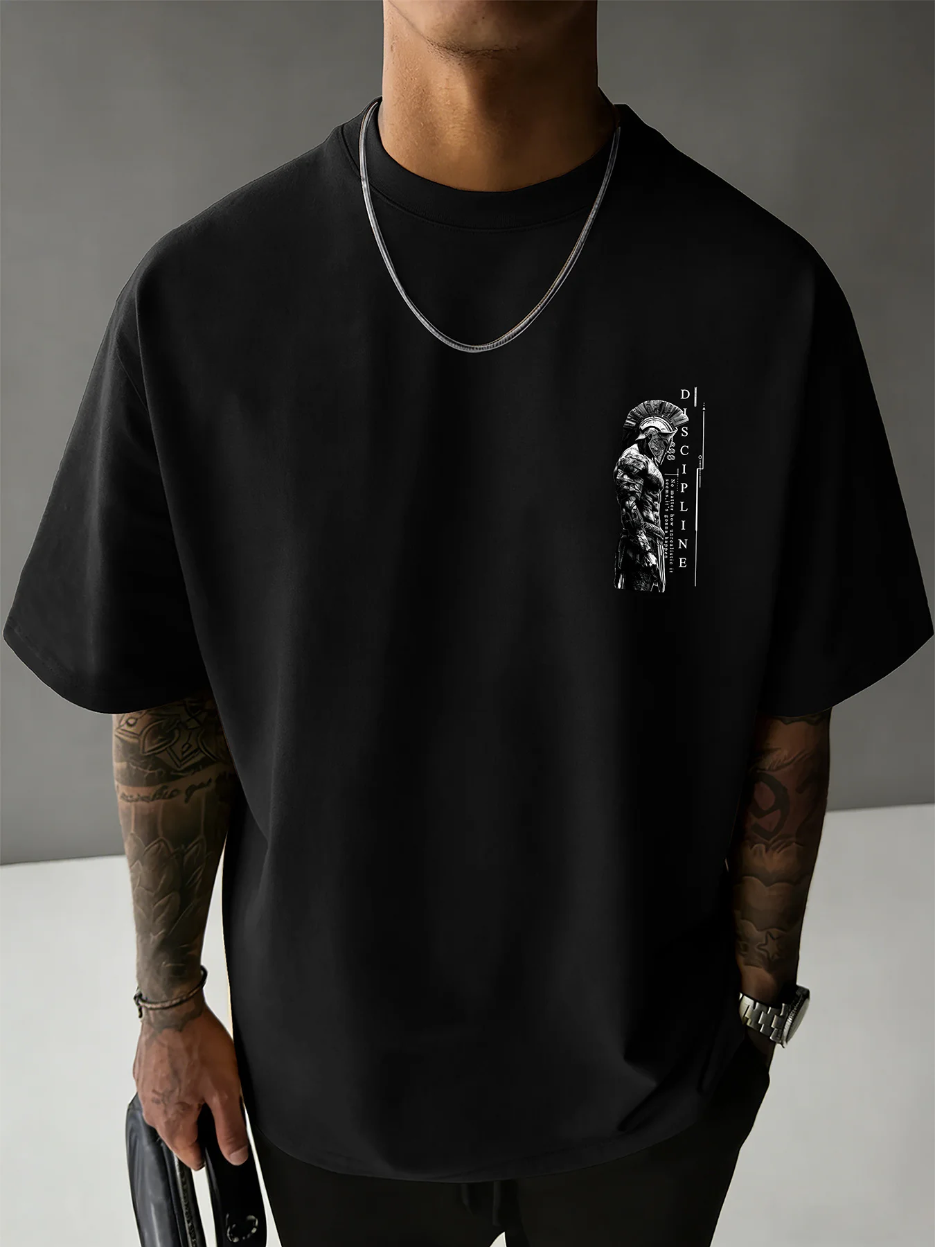 Japanese American Street Men's 180G Pure Cotton Inner Wear Retro Base Layer