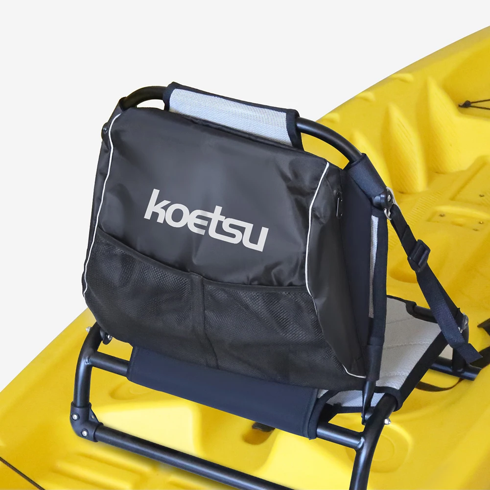 حقيبة تخزين خلفية لمقعد الكاياك مع أشرطة ملحقات حقيبة حماية سعة كبيرة حقيبة كرسي كاياك لكرسي كاياك في الهواء الطلق #5