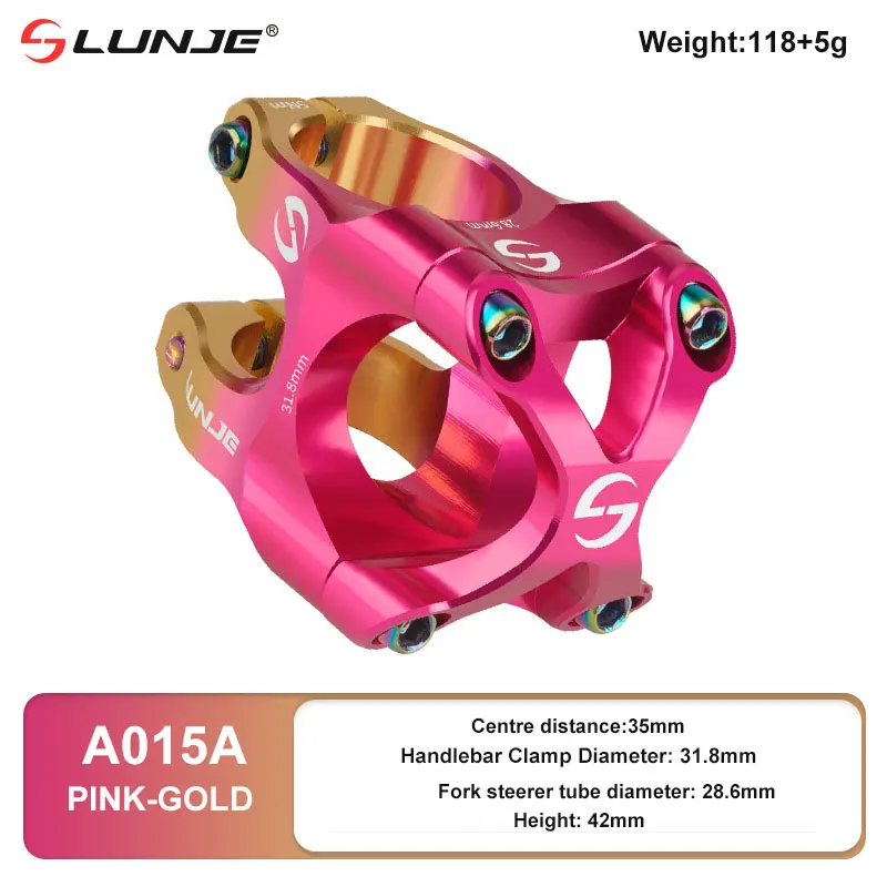 MTB Road Bike Stem CNC Mountain Bicycle Bridge Short Power 31.8mm High Strength Climbing Riser
