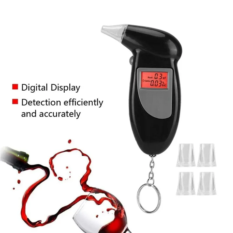 

‌2025 OSHA-Compliant Breathalyzer - Keychain Alcohol Monitor with Audit-Ready LCD Records
